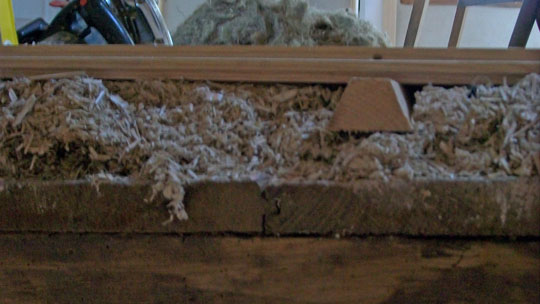 Béton de chanvre sur plancher Réalistion d'un béton de chanvre sur plancher